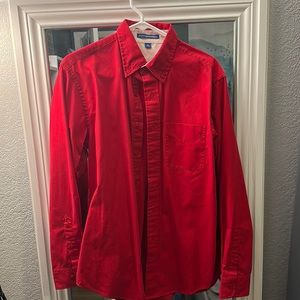 Port Authority Dress Shirt—Red. Size Small (Neck about 14.5-15)